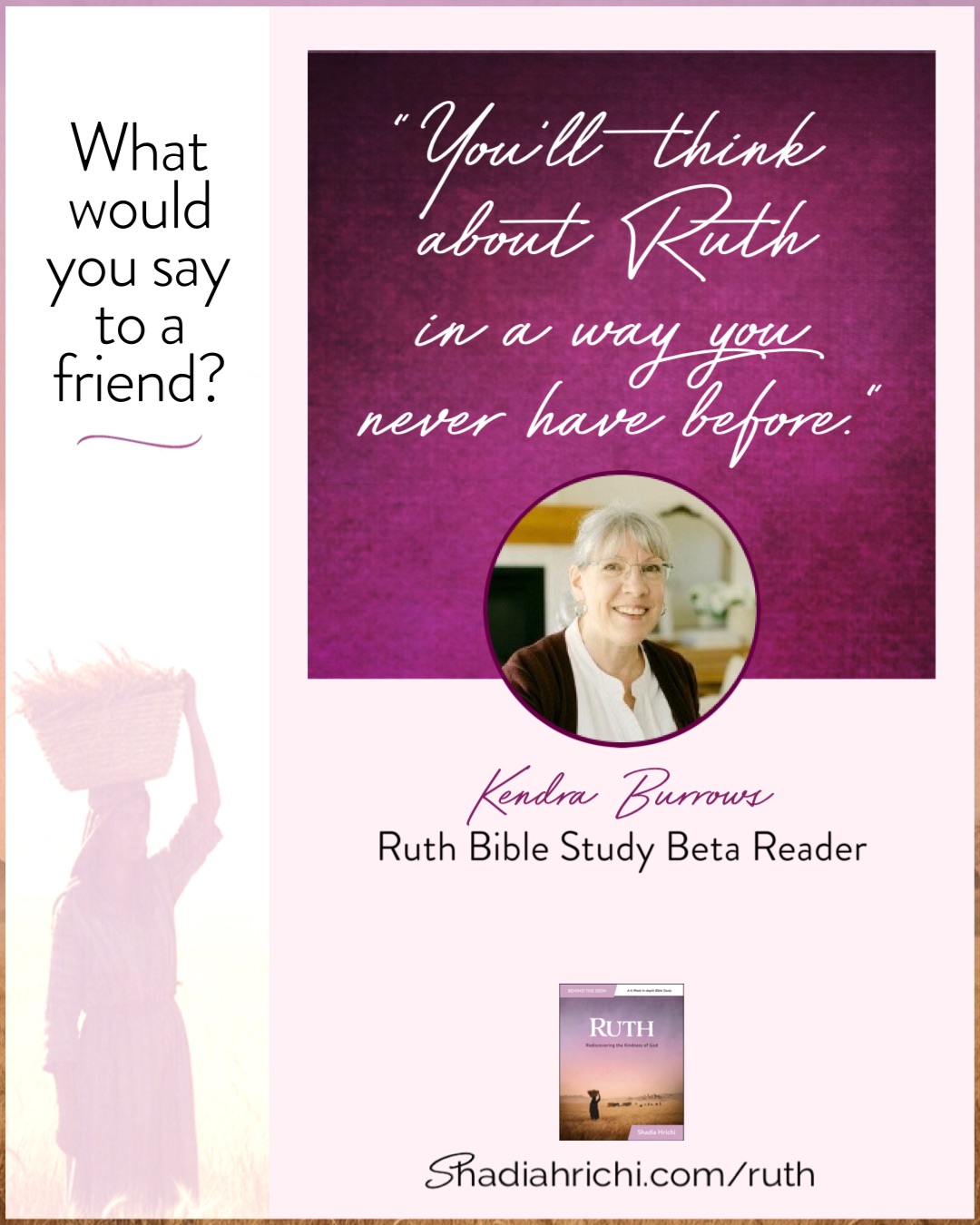 A note from the author of RUTH