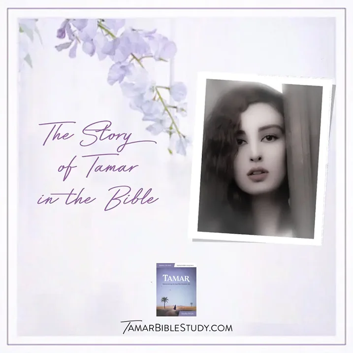 Text on image reads: The story of Tamar in the Bible