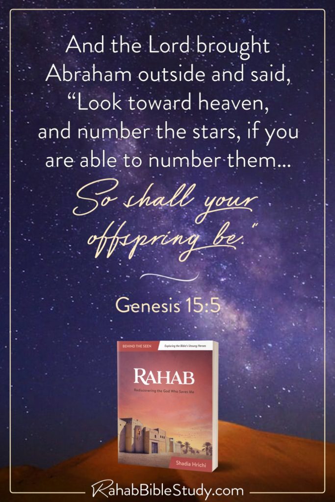 Rahab number the stars Abraham